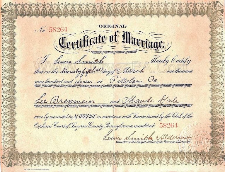 sample-pa-1911-marriage-certificate-pennsylvania-genealogy